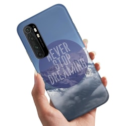 Xiaomi Mi Note 10 Lite - Cover / Mobilcover Stop aldrig med at drømme