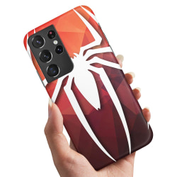 Samsung Galaxy S21 Ultra - Cover / Mobilcover Spider-Man Symbol