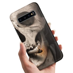 Samsung Galaxy S10e - Deksel / Mobildeksel Smoking Skull