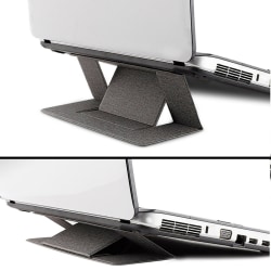 Kannettavan tietokoneen teline / Kannettava tietokone / kannettava tietokone - Taitettava Grey