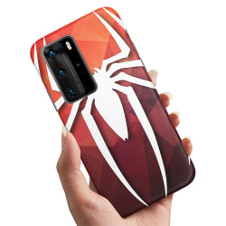 Huawei P40 - Cover / Mobilcover Spider-Man Symbol