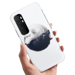 Xiaomi Mi Note 10 Lite - Cover / Mobilcover Yin & Yang Wolves