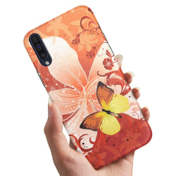 Huawei P20 - Deksel / Mobildeksel Butterfly & Flower