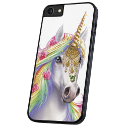 iPhone 6/7/8/SE - Skal/Mobilskal Unicorn/Enhörning multifärg