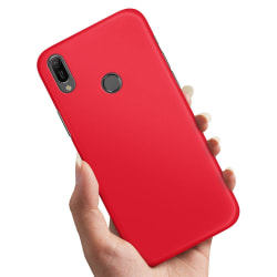 Huawei Y6 (2019) - Cover / Mobilcover Rød Red