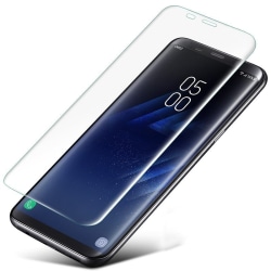 Näytönsuoja - Samsung Galaxy S8 Plus - Täyslasi Transparent