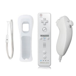 Wii Motion Plus & NunChuk / Nintendo-kompatibel - Vit White
