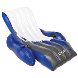 Kelluva nojatuoli / allastuoli / uimapatja - Kelluva tuoli uima-altaalle Blue