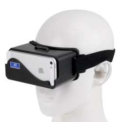 2-Pack - VR-Glasögon, Virtual Reality, iPhone 5 / 5s / 5c Mobil Svart