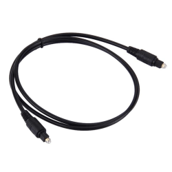 Optisk lydkabel - Digital Toslink-kabel 1m Black