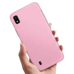 Samsung Galaxy A10 - Cover / Mobilcover Lys Pink Light pink
