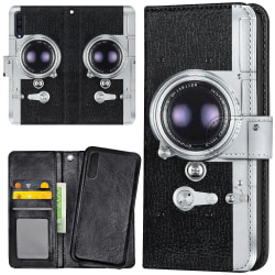 Huawei P20 - Wallet Case Retrokamera