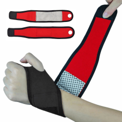 1-par Wrist Wraps / Wraps for Wrists / Warming Magnet Black one size