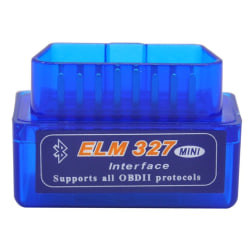 Vikakoodinlukija ELM327 Mini / OBD2 - Bluetooth - Kuvadiagnostiikka Blue