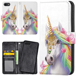 iPhone 7/8/SE - Plånboksfodral Unicorn/Enhörning