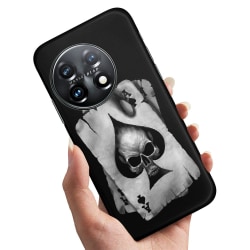 OnePlus 11 5G - Deksel/Mobildeksel Dødningehode Kortstokk