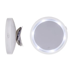 Sminkespeil med LED-lampe & Sugekopp - Speil med Lys White