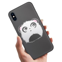 iPhone XR - Skal / Mobilskal Pandahuvud