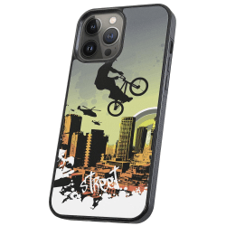 iPhone X / XS - Skal Street BMX Multicolor