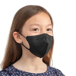 Munskydd FFP2 för Barn - Mask Skyddsmask / Skydd Black 20-Pack