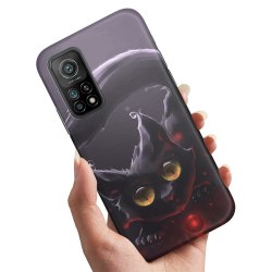 Xiaomi Mi 10T - Cover / Mobilcover Sort Kat
