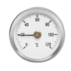 Kontakttermometer 0-120°C - Termometer Silver