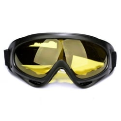 Skidglasögon / Snowboardglasögon med UV-Skydd - Gul Svart
