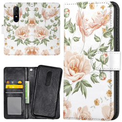 OnePlus 7 Pro - Mobilveske, blomstermønster