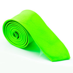 Neon Tie - UV-reaktiv Lime green