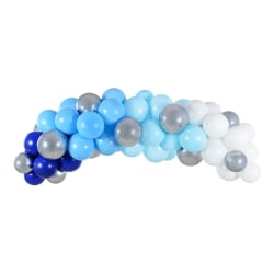 Ballongsløyfe / Ballongdekorasjon - Blå / Lyseblå / Sølv Blue