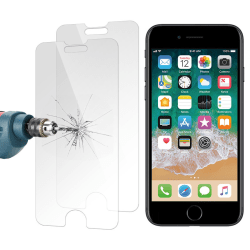 2-Pack - iPhone 7 - Skjermbeskytter i herdet glass, 0,26 mm Transparent