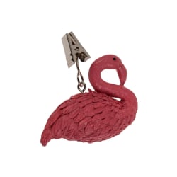 4-Pack - Stoffvekter Flamingo - Vekter for klut