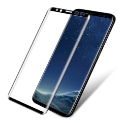 2-Pakke skærmbeskytter Samsung Galaxy S8 - Solid Glas Sort Black