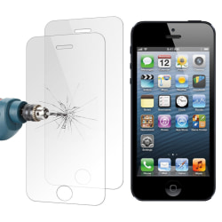 Skærmbeskytter - iPhone 5 / 5S / 5C / SE - Hærdet glas / Beskyttelsesglas Transparent