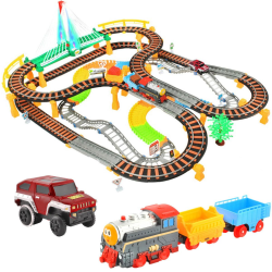 Suuri junarata / autorata lapsille - XXL Multicolor