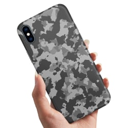 iPhone X - Deksel / Mobildeksel Camouflage