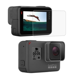 Skjermbeskytter / Lens Protector for GoPro Hero 5/6/7 - Herdet glass Transparent