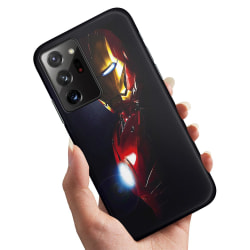 Samsung Galaxy Note 20 Ultra - Cover / Mobilcover Glowing Iron Man