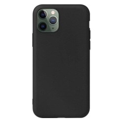 iPhone 12 Pro Max - Kuori / Mobiilikotelo Vaalea ja ohut - Musta Black