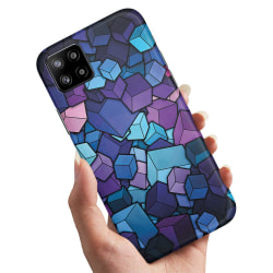 Samsung Galaxy A22 5G - Cover / Mobilcover Cubes Art
