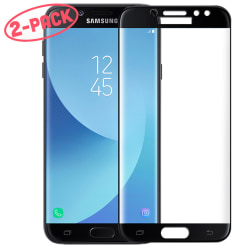 2-Pack Skärmskydd - Samsung Galaxy J5 (2017) - Heltäckande Glas Transparent