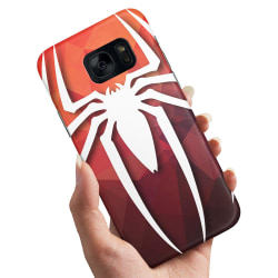 Samsung Galaxy S7 Edge - kansi / matkapuhelimen kansi Spider-Man -symboli