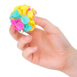 Fidget Toys Pop Ball med sugekopper - 6 cm Multicolor