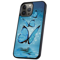 Samsung Galaxy S22 - Deksel Sparkling Butterflies Multicolor