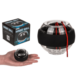 Gyrobold til håndledstræning - Gyroskopisk Powerball Black