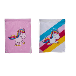 Gymbag for barn / Gymbag / Bag - Unicorn - 42cm Pink