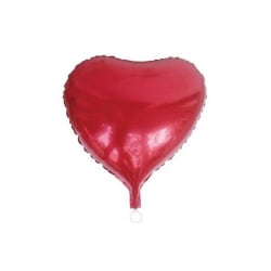 Foliopallo 60cm / Sydänilmapallo - Punainen Red