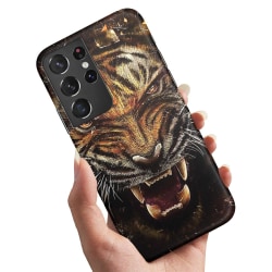 Samsung Galaxy S21 Ultra - Cover / Mobilcover Roaring Tiger