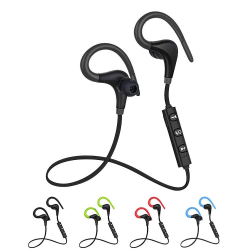 Bluetooth In-ear Hörlurar med Mikrofon - Trådlösa - Flera färger Svart