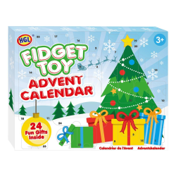 Julekalender Fidget-adventskalender med legetøjs-adventskalender Multicolor